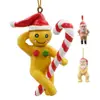 Colgante de Papá Noel Interesante de Nuevo Producto Transfronterizo Acrílico Plano 2D Atrapasoles Decoración Navideña