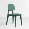 Silla de Plástico con Respaldo Creativo Macaron Nórdico para Uso en Casa, Silla de Comedor de Lujo Ligero, Silla de Ocio Moderna y Simple, Apilable