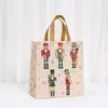 La Bolsa de Regalo Navideña Más Vendida de Amazon No Tejida Bolso Exquisito Plegable Almacenamiento de Regalos Bolsa Impermeable
