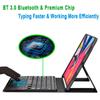 Para 2025iPad Apple Pro11 10ª Generación Air13 Teclado Bluetooth Estuche de Cuero Ranura para Lápiz Silicona 12