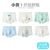 Roupa íntima adolescente, seda gelada tipo A, para crianças em crescimento, cuecas boxer para meninos, estilo fino de verão para meninos e estudantes