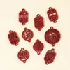 Colgante de Letra Roja Festiva Serie de Colgantes Llavero DIY Pendientes Accesorios para el Cabello Pulsera Collar Accesorios de Joyería