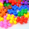 Bloques de construcción grandes de flor de ciruelo, mosaico de plástico para niños y niñas, venta al por mayor especial para jardín de infantes, puesto infantil, juguetes educativos tempranos para patio de recreo
