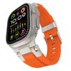 Adequado para Apple Watch Ultra9876543210 Geração Se Mecha Explorer Pulseira de Relógio de Silicone com Pontos Elevados