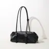 Bolsos Coreanos de Nicho Primavera/Verano 2026, Bolsos Simples y Versátiles, Piel Genuina, Lujo Ligero, Bolsos de Hombro para Viajes Diarios, Bolsos de Mujer de Gama Alta