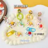 Llavero de Campana de Caballo Pequeño de Colores para Año Nuevo Colgante de Bolso Corazón para Niña Estudiante Pareja Lindos Accesorios de Dibujos Animados Joyería