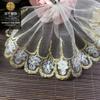 Falda de muñeca Barbie de encaje bordado de malla de 8 cm, accesorios de ropa DIY