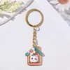 Llavero colgante de dibujos animados Kuromi Sanrio colgante de mochila adorno animal para niños regalo de vacaciones al por mayor