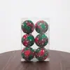 Decorações de Janela de Casa de Natal para Novos Produtos Transfronteiriços Bolas Pintadas Galvanizadas Decorações Penduradas para a Atmosfera da Árvore de Natal Feito Sob Medida