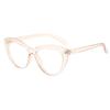2021 comercio exterior transfronterizo nueva uña de arroz espejo plano Moda Ojo de Gato rojo montura de gafas con miopía montura de gafas PC