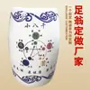Jingdezhen Cerâmica Bacia para Banho de Pés a Vapor Íons Negativos Banho de Pés Ferramenta de Aquisição de Clientes para Centro de Saúde Salão de Beleza Perna Balde de Vapor Herbal