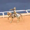 Ornamentos de Latão do Grande Genghis Khan, Temujin, Incluindo Mesas de Chá, Mesas de Café e Genghis Khan Montado em um Cavalo