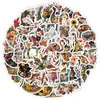 50 adesivos de grafite de urso de desenho animado para geladeira, celular, copo de água, adesivos decorativos, adesivos à prova d'água para caderno criativo
