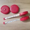 Regla suave en stock, mini regla telescópica para medir abrigos, 1,5 metros, redonda, color ropa, cinta métrica de plástico, cinta métrica al por mayor