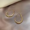 Nuevos aretes de metal estilo chino simple elegante de alta gama nuevos aretes populares de moda estilo cool aretes mate de chica hot
