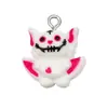 Novos Acessórios de Resina Abóbora de Halloween Crânio Festival Fantasma Enfeites DIY Pequenos Pingentes Pingentes Decorativos