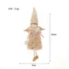 Producto Nuevo Más Vendido Transfronterizo Muñeca Ángel Colgante de Felpa Decoración de Árbol de Navidad Niña Pequeña