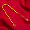 Pulseira Laipin feminina 5mm Pulseira Nova Ouro de Areia Vietnamita Joias de Moda Feminina Atacado Pulseira Losango para Mulheres