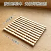 Estante de Almacenamiento de Cocina de Tronco de Madera de Pino Almacenamiento Sencillo Almohadilla Aislante de Calor a Prueba de Humedad Mini Bandeja Alfombrilla para Mascotas Soporte para Plantas
