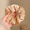 Goma para el pelo tipo scrunchie oversized de estilo coreano con múltiples capas, liga para el pelo de estilo perezoso, cuerda para coleta, accesorio para el pelo de alta gama