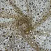 Bordado de Lantejoulas de Lótus 3+5mm em Estoque do Fabricante, Disponível em Múltiplas Cores, Adequado para Vestidos de Noiva, Qipao e Tecidos para Vestidos