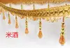 Decoración de Encaje para Cortinas, Abalorios Grandes de Cristal Estilo Europeo, Borlas, Colgantes, Accesorios