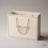 Bolsas de regalo de mano personalizadas, ecológicas, reciclables, engrosadas, impresas, directo del fabricante, en stock, envío gratuito, venta al por mayor