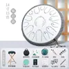 Instrumento Musical de la Marca Ethereal Drum para Principiantes Tambor de Mano de 22 Tonos Tambor Vacío de 15 Tonos Profesional Le De Zhul De Zhul