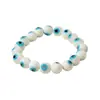 Accesorios Pulsera de Ojo del Diablo Bohemia con Cuentas Pulsera Elástica Personalizada Ojo Pulsera de Buena Suerte de Año Nuevo al por Mayor