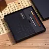 Cuaderno Tejido de Bambú Estilo Chino A5 Grueso Bloc de Notas de Negocios Creativo Tendencia Nacional Retro Corporativo Logo Personalizado