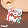 Série de Natal Desenho Animado Notas Adesivas Bloco de Notas Adesivas Adesivo de Nota Nota de Mensagem Adesivo N Vezes Presente para Estudante