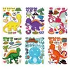 Pegatinas de Rompecabezas de Dinosaurios Transfronterizas al por Mayor Regalo de Cumpleaños para Niños Rompecabezas para Mochila Escolar Rompecabezas DIY Pegatina Decoración de Cumpleaños
