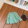 Nuevo Suéter de Moda de Punto Trenzado a Rayas Otoño/Invierno 2026 para Bebés Niños y Niñas, Prendas de Punto Gruesas y Cálidas Versátiles para Bebés y Niños Pequeños