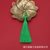 Anel de puxar de 8cm franja franja DIY sachê leque pingente espigueta Hanfu abotoadura marcador de página adorno de cabeça franja de poliéster espiga