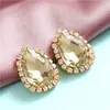 Hebilla de Cristal de Diamante con Garras en Forma de Gota Accesorios de Joyería de Diamante de Cristal/Bricolaje/Borde de Cadena con Garras Diamante de Cuatro Agujeros Cosido a Mano/Zapatos con Agujeros