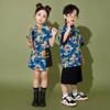 Traje infantil de 1º de junho para meninos Hanfu Traje de jogos para alunos da escola primária Jardim de infância Estilo chinês Tang Suit Traje de desempenho