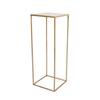 Tubang Moderno Simple Cuadrado Balcón Hierro Soporte para Flores Mesa para Flores de Pie Estante de Almacenamiento para Sala de Estar Soporte para Macetas de Interior