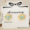 Distrito Lu Nueva Moda Femenina Joyería Temperamento Pequeños Pendientes de Cobre Incrustados con Circonita Pendientes Retro Versátiles Pendientes Pendientes