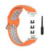 Xinyuan Shuntong para Huawei Watch Fit, reloj inteligente deportivo con correa bicolor, pulsera de silicona para Huawei Fit