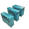 Caja de herramientas de batería de litio de fábrica de origen, caja de almacenamiento de plástico apilable combinada, caja de plástico con taladro de carga con gatillo eléctrico y amoladora angular