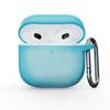 Adecuado para AirPods 4 3 2 Funda Protectora de Silicona Gruesa de Una Pieza Audífonos Bluetooth Apple Pro3 Funda Suave para Auriculares