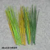 28cm 5 Pétalas Pequena Flor Haste Flor de Rede Seda Artificial Flor Falsa Plástico Flor de Seda Galho de Rosa Haste Única Vareta de Metal Acessórios