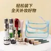 Nueva Bolsa Cosmética de Malla Transparente para Viaje, Bolsa Ligera de Baño y Artículos de Tocador, Bolsa Organizadora de Cosméticos para Estudiantes, Bolso