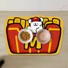 Alfombrilla Impermeable y a Prueba de Aceite para Mascotas de Dibujos Animados, Alfombrilla Doméstica Limpiable sin Lavado, Antideslizante, Alfombrilla de Cuero Específica para Mascotas, Puede ser Dropshipping