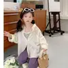Camisa de Protección Solar para Niñas 2026 Verano Nuevo Estilo Coreano Moderna Chaqueta Ligera de Manga Larga para Niños