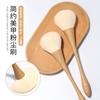 Cepillo para polvo de uñas japonés color madera cepillo suave cintura estrecha cepillo de limpieza especial para polvo de uñas herramienta