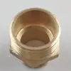 Conector de cobre de doble rosca macho de 4 puntos a 3 puntos, adaptador directo roscado, accesorios de fontanería, 2 puntos al por mayor