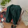 Pantalones de Forro Polar para Niños 2025 Invierno Nuevo Estilo Versátiles Coreanos de Pana Casuales para Niños Pantalones Largos Cálidos para Bebé