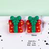 Acessórios de resina Desenho animado Papai Noel Boneco de neve Série DIY Creme Cola Capa de telefone Patch Acessórios para cabelo Material de decoração