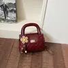 Bolso de cadena de alta gama con patrón de rombos vintage para mujer, nuevo bolso de mano de moda 2026, bolso de hombro y cruzado para el día a día, transfronterizo